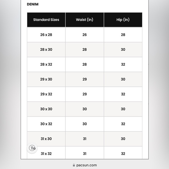 PACSUN Black Slim Taper Denim Jeans 30x30 - Picture 6 of 7